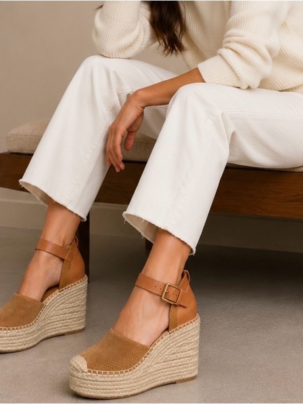 Marc Fisher LTD Alida Espadrille Platform Wedge